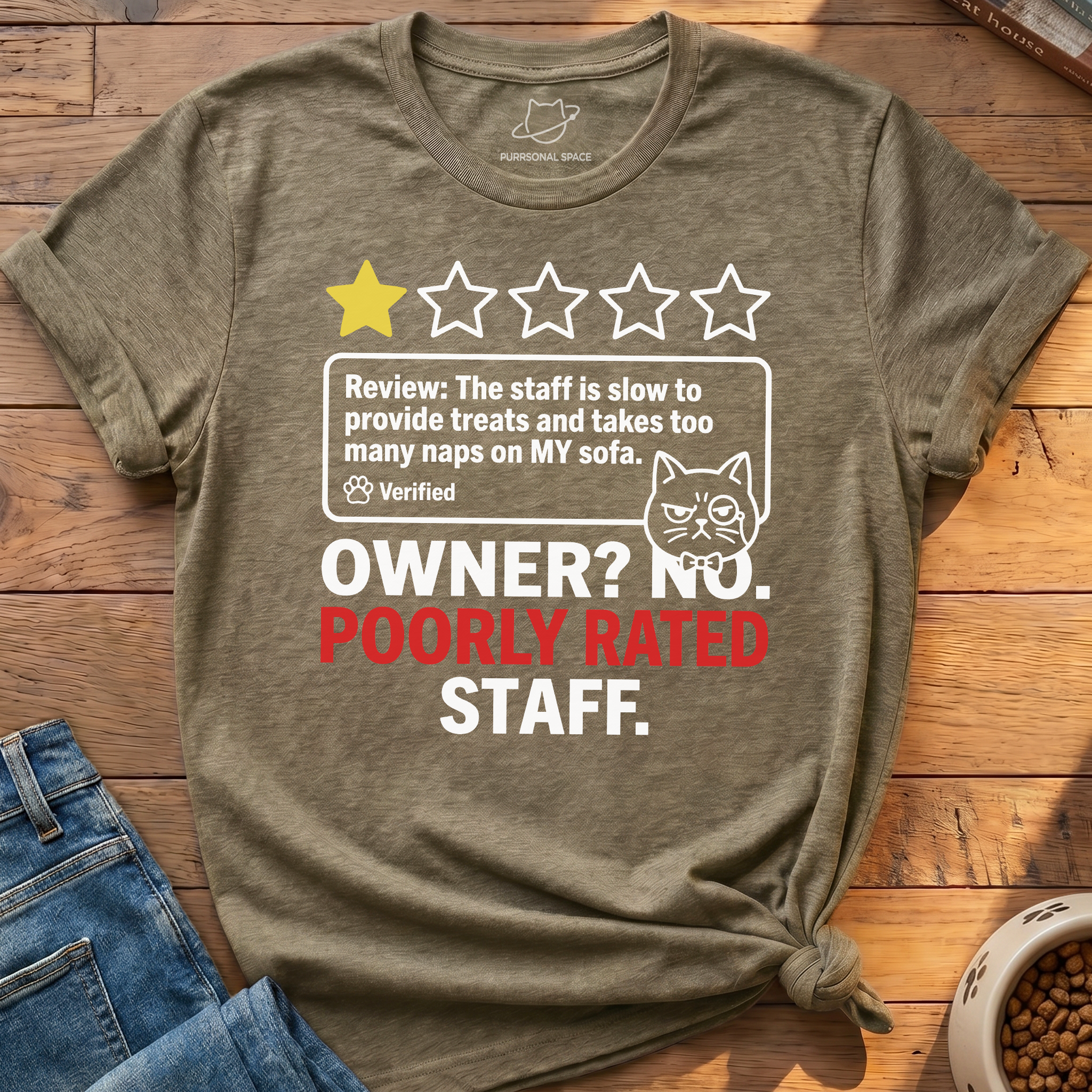Poorly Rated Staff T-Shirt