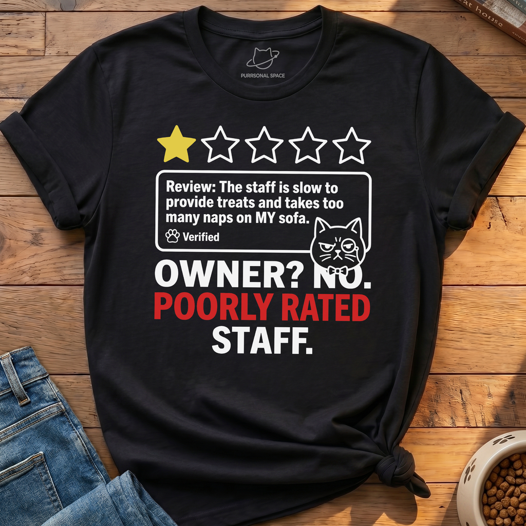 Poorly Rated Staff T-Shirt