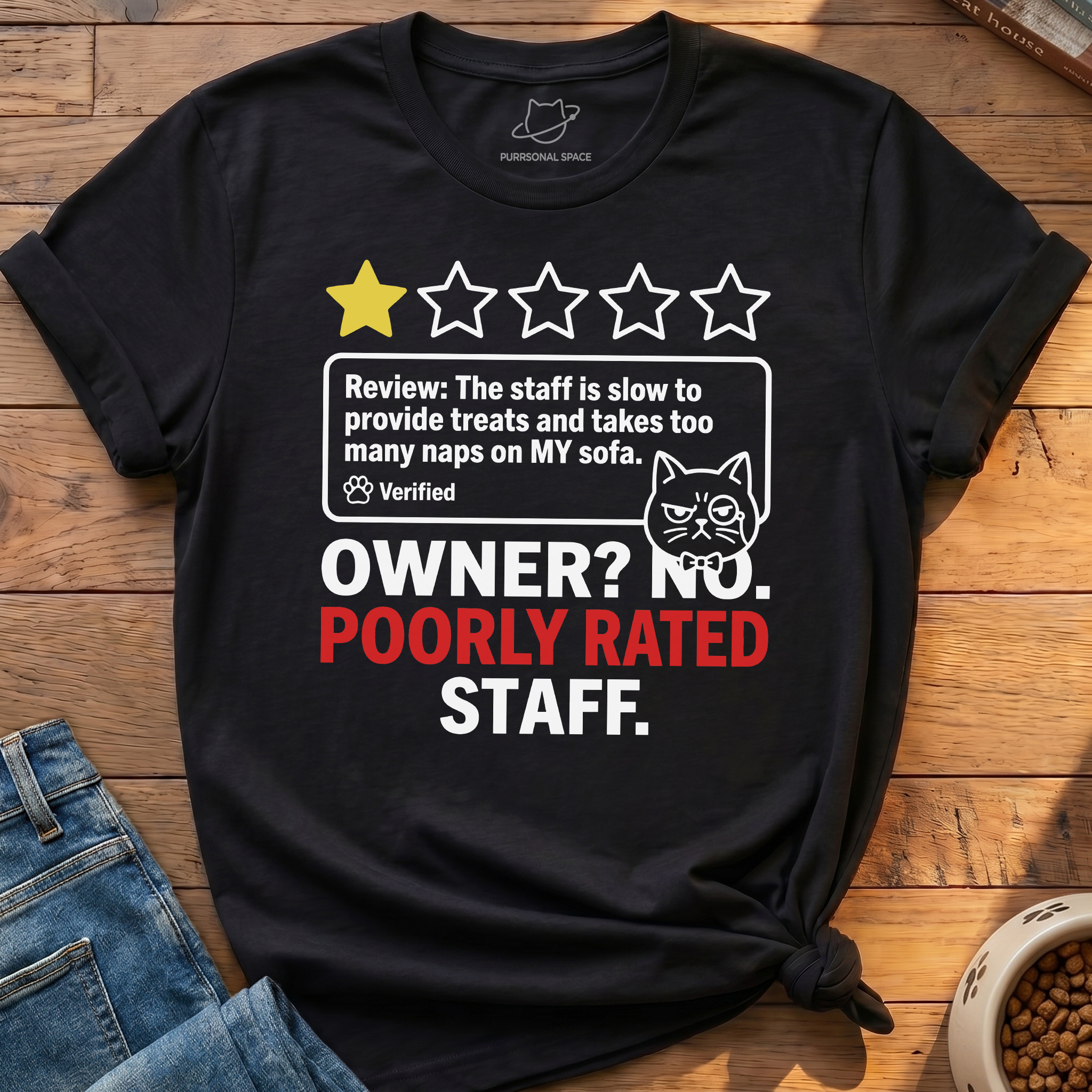 Poorly Rated Staff T-Shirt