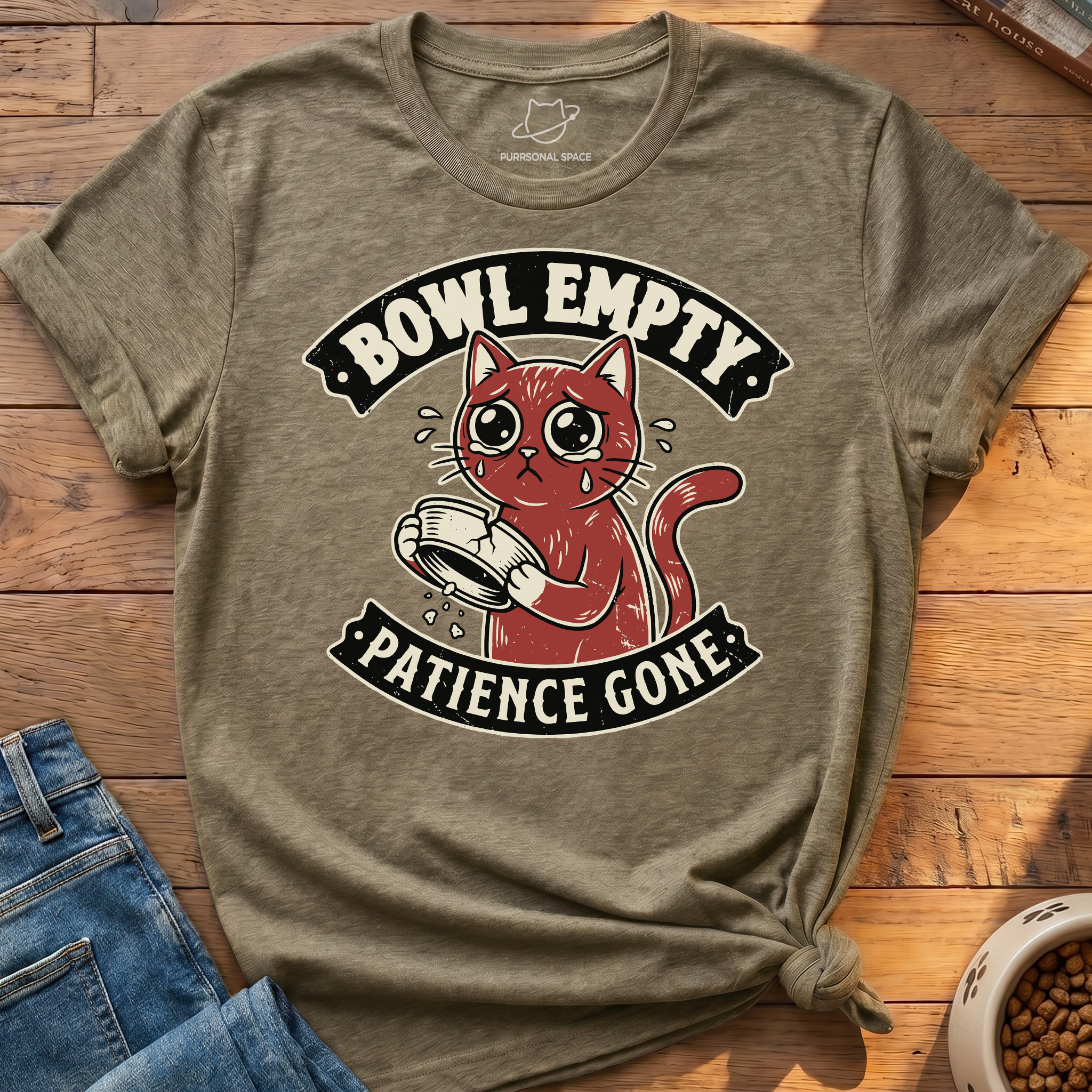 Bowl Empty Patience Gone T-Shirt