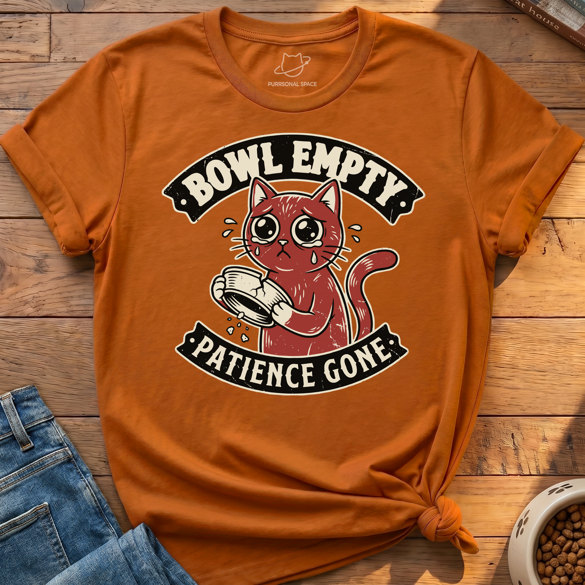 Bowl Empty Patience Gone T-Shirt