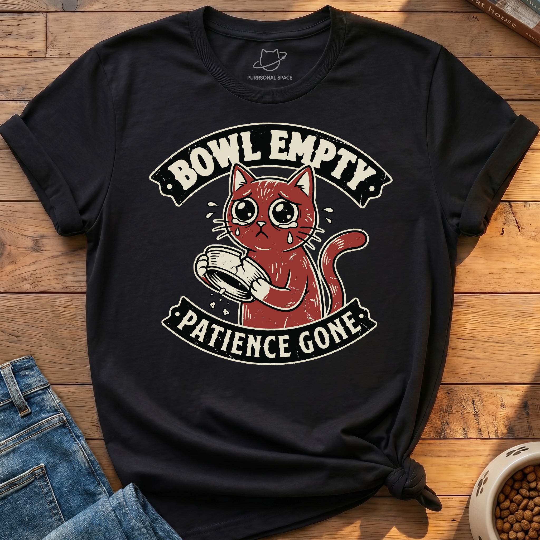 Bowl Empty Patience Gone T-Shirt