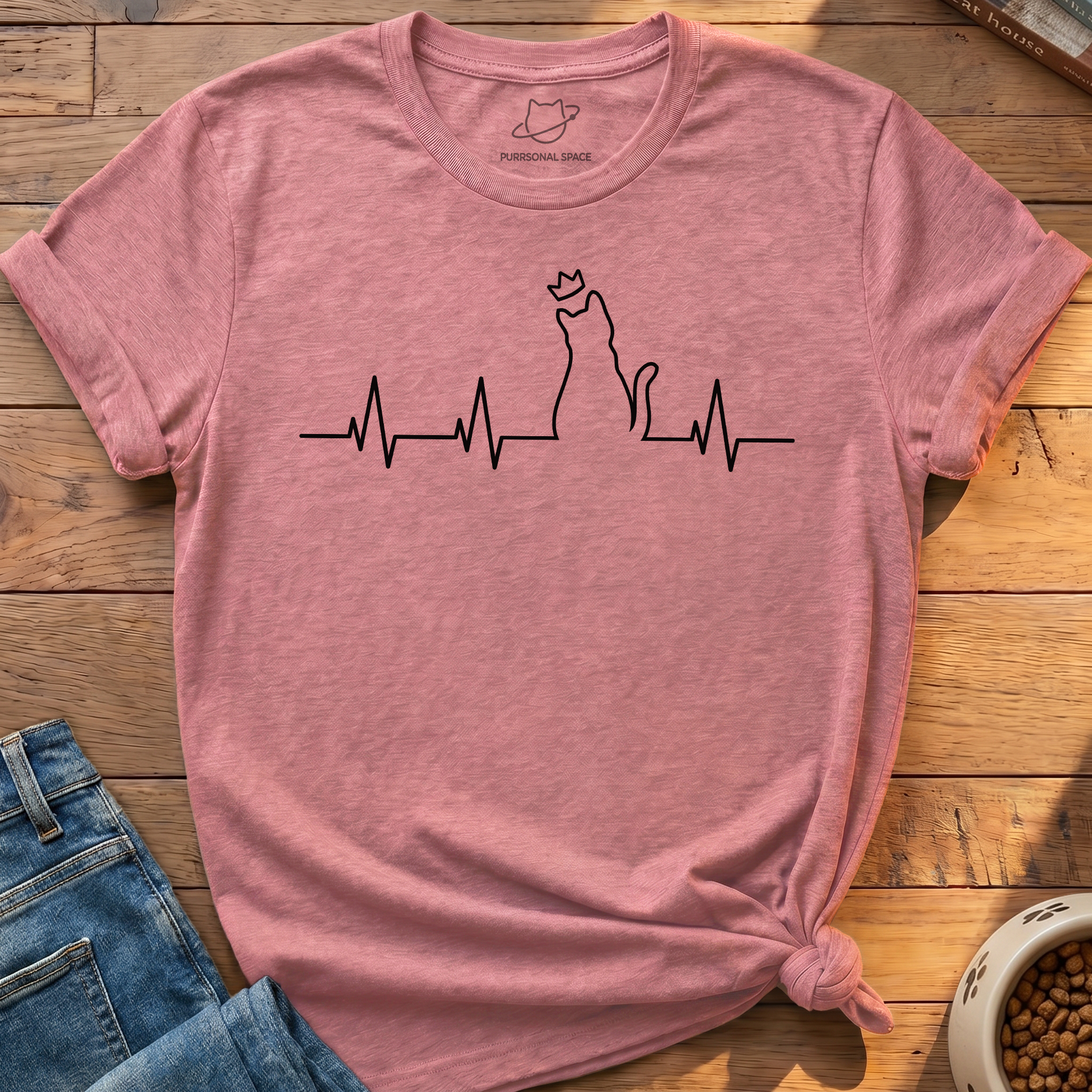 Cat Heartbeat T-Shirt