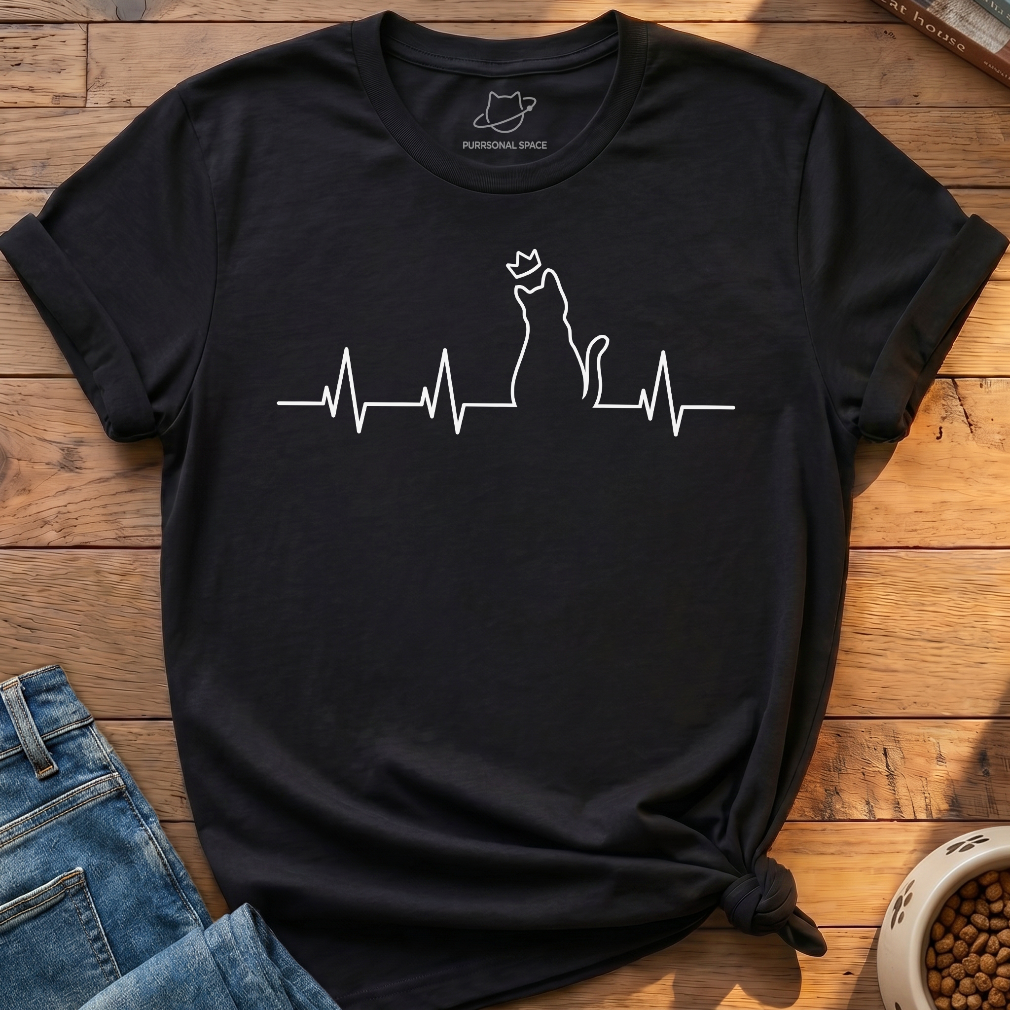 Cat Heartbeat T-Shirt