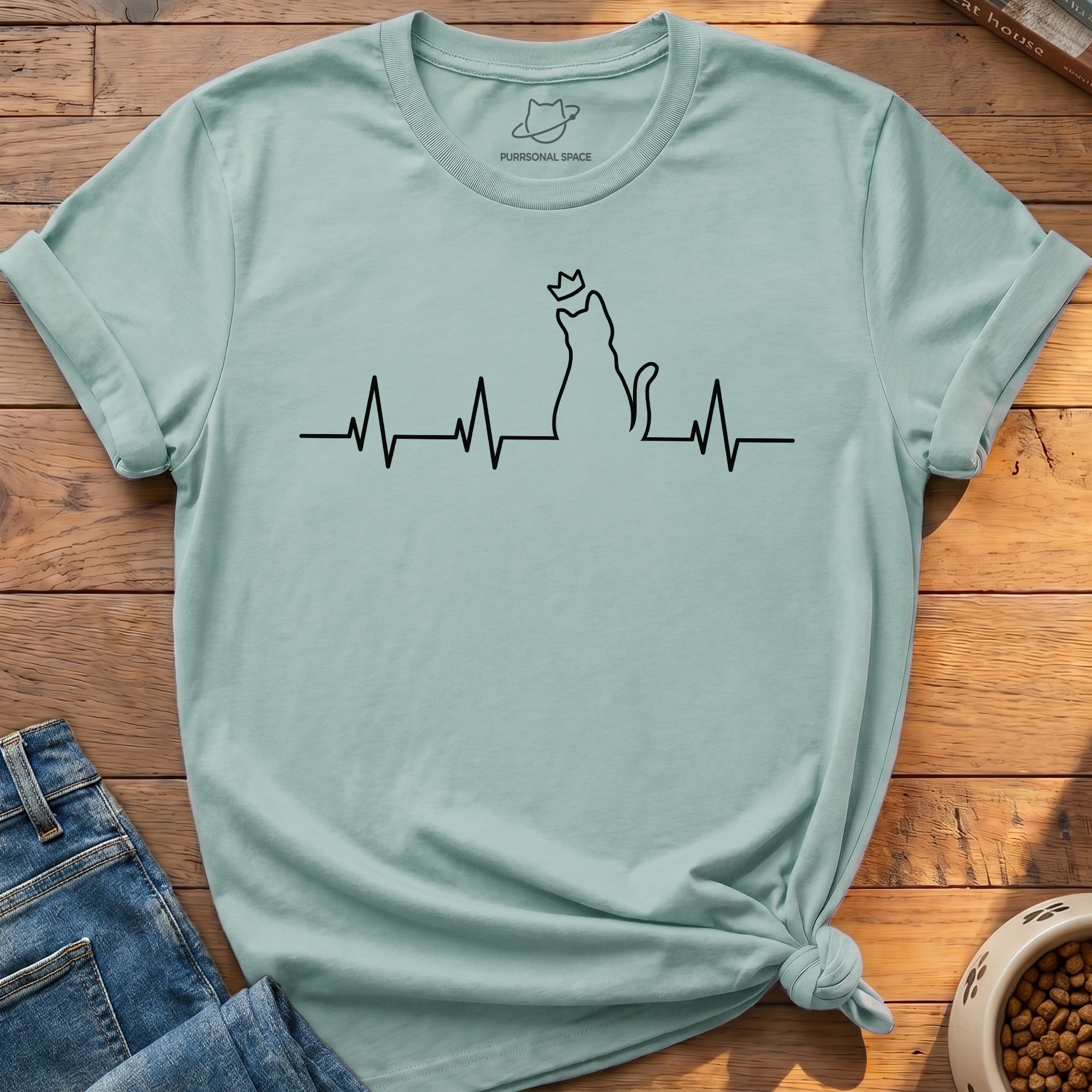 Cat Heartbeat T-Shirt