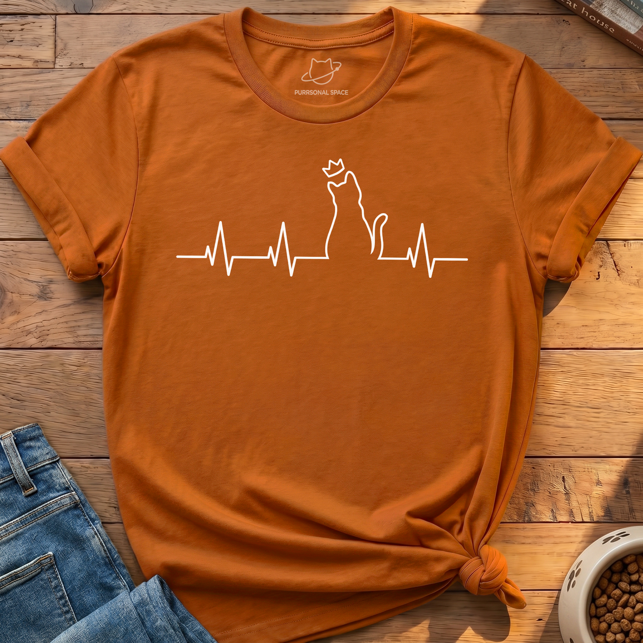 Cat Heartbeat T-Shirt
