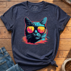 Cat 90s Sunglasses T-Shirt