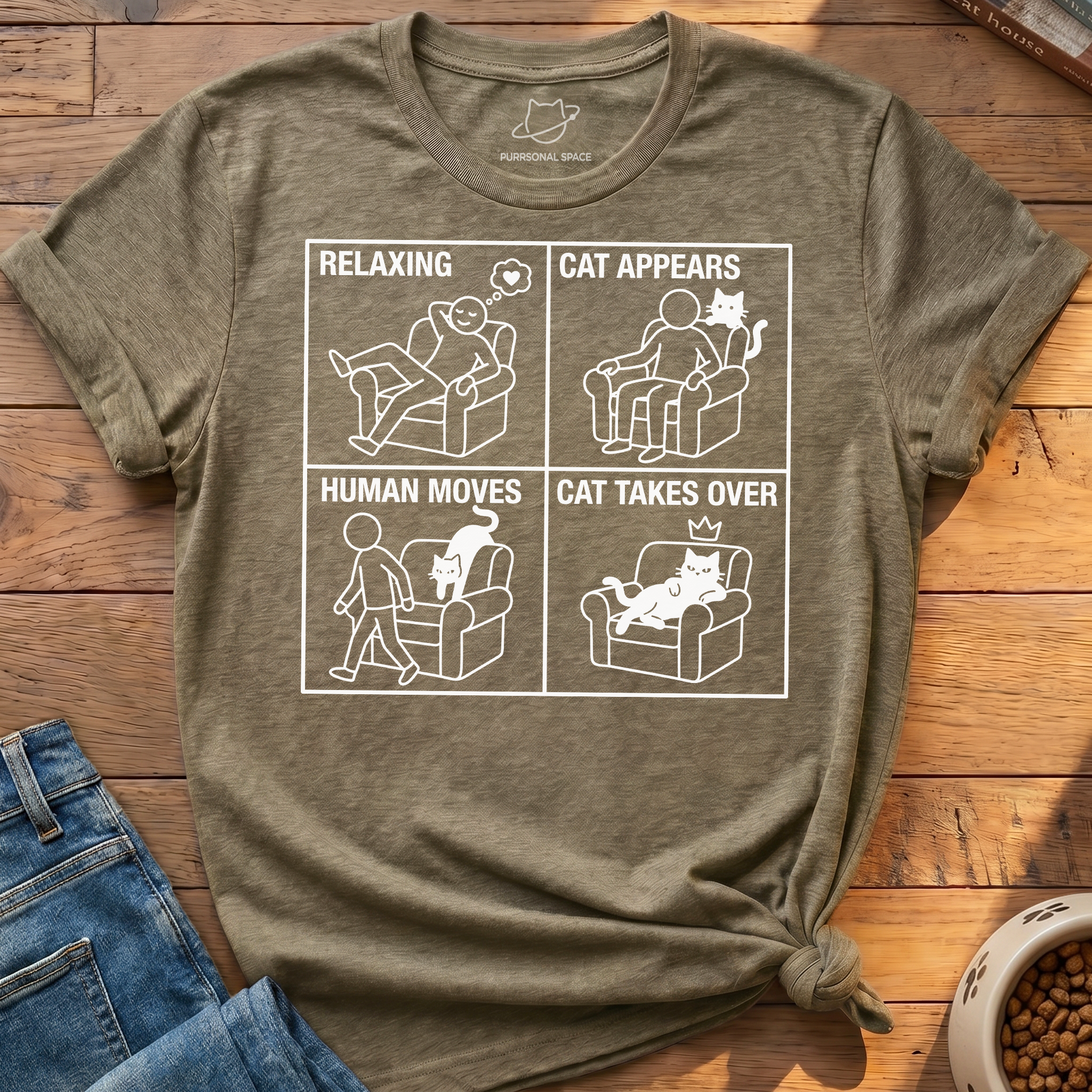 Cat Appears T-Shirt
