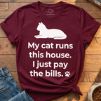 My Cat Runs This House T-Shirt