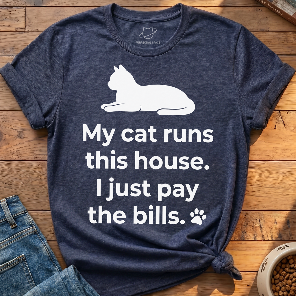 My Cat Runs This House T-Shirt