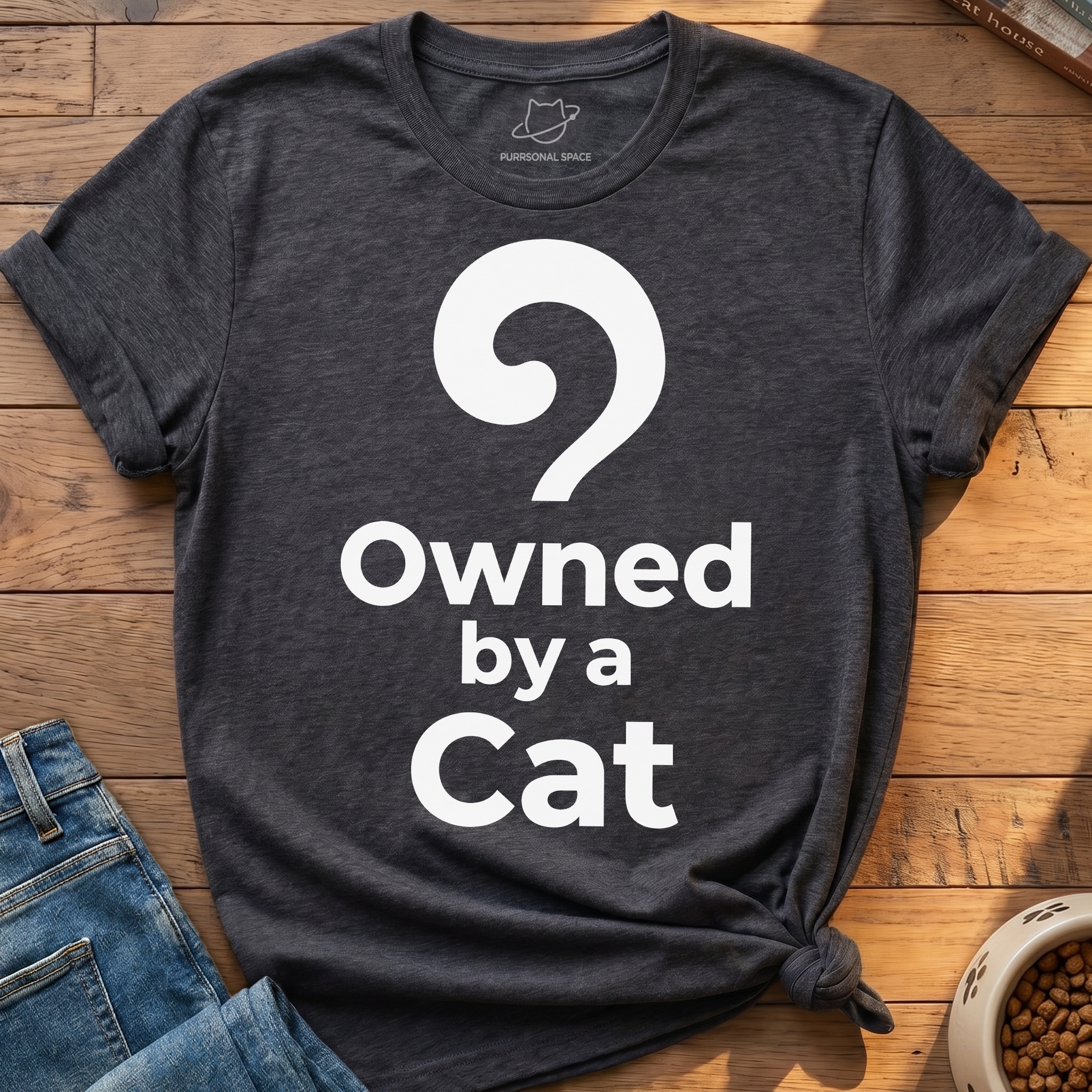 Owned By A Cat T-Shirt