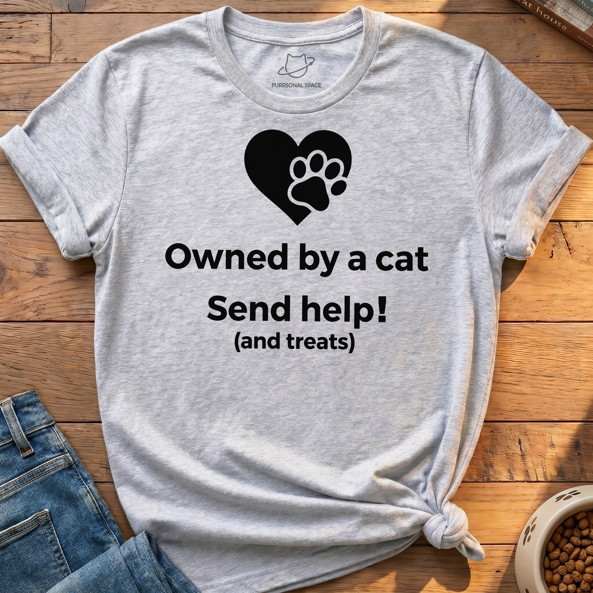 Owned By A Cat T-Shirt