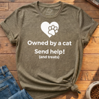 Owned By A Cat T-Shirt