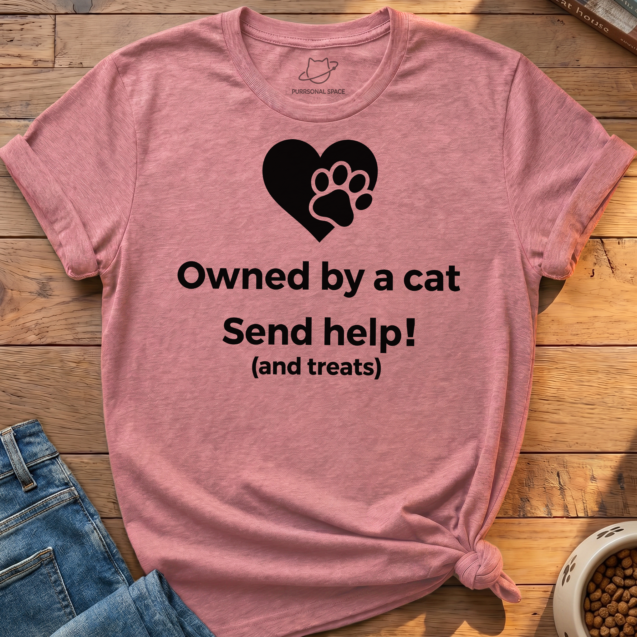 Owned By A Cat T-Shirt