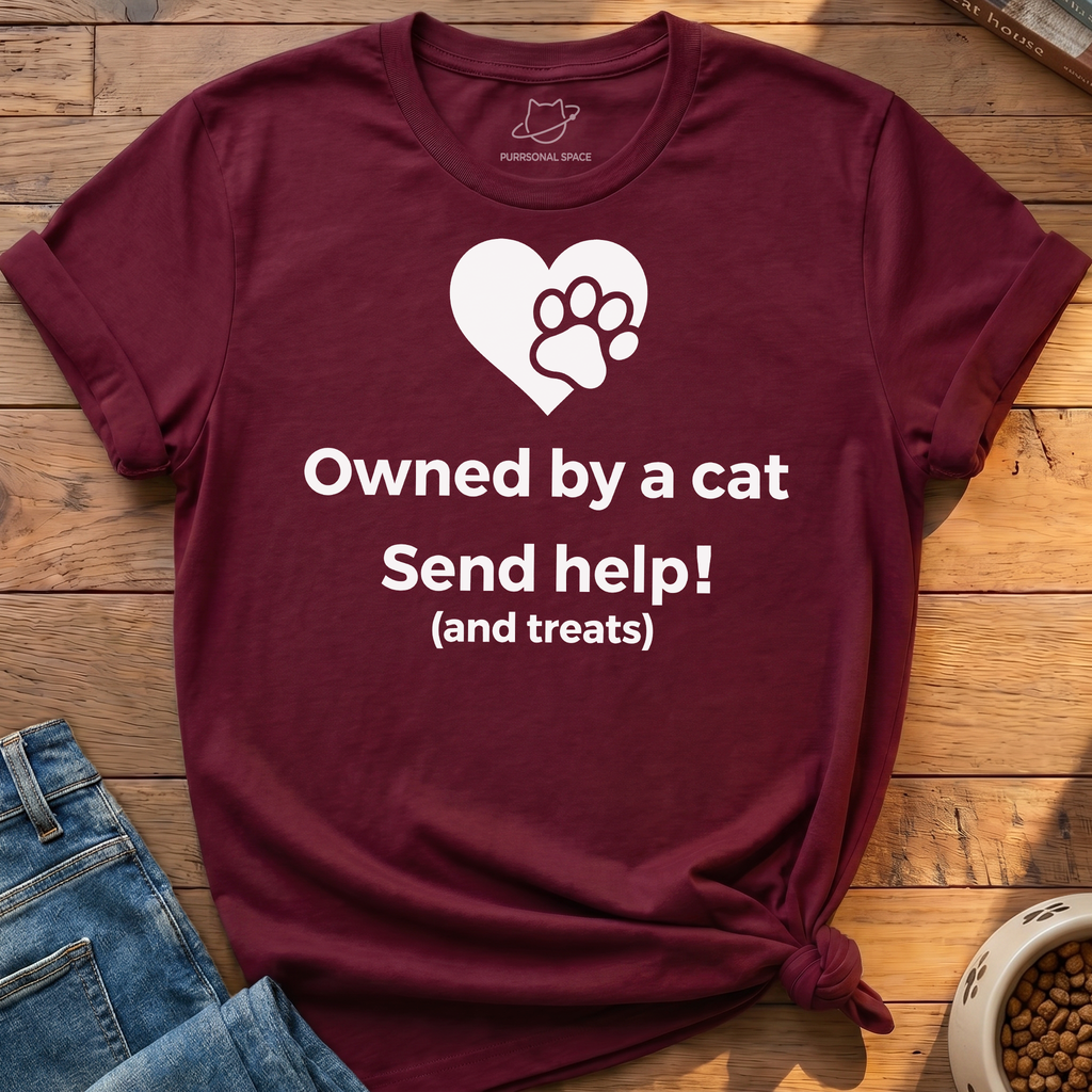 Owned By A Cat T-Shirt