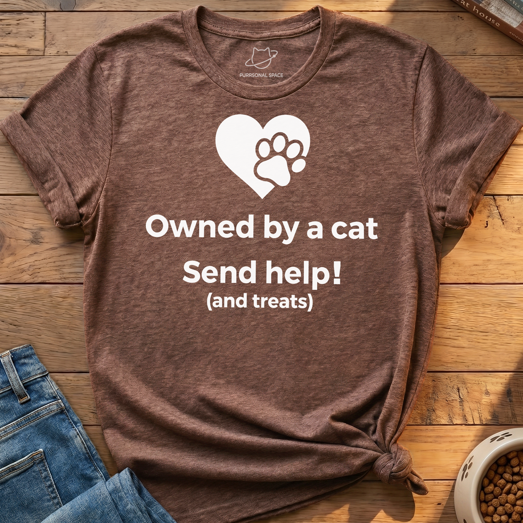 Owned By A Cat T-Shirt