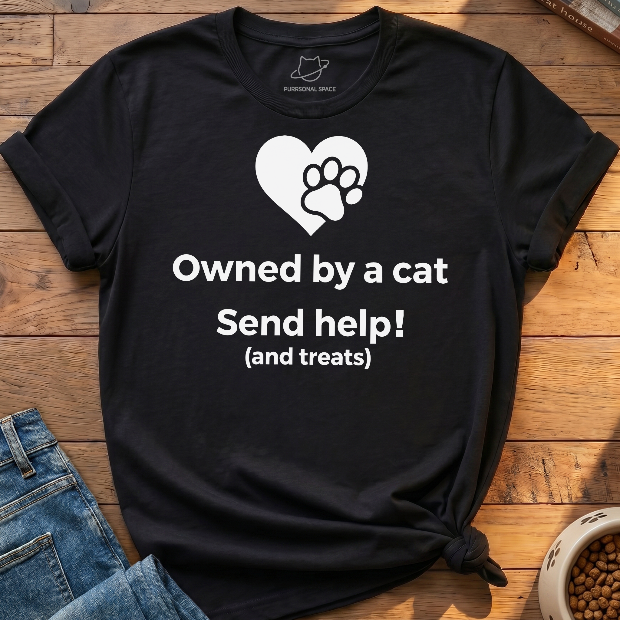 Owned By A Cat T-Shirt