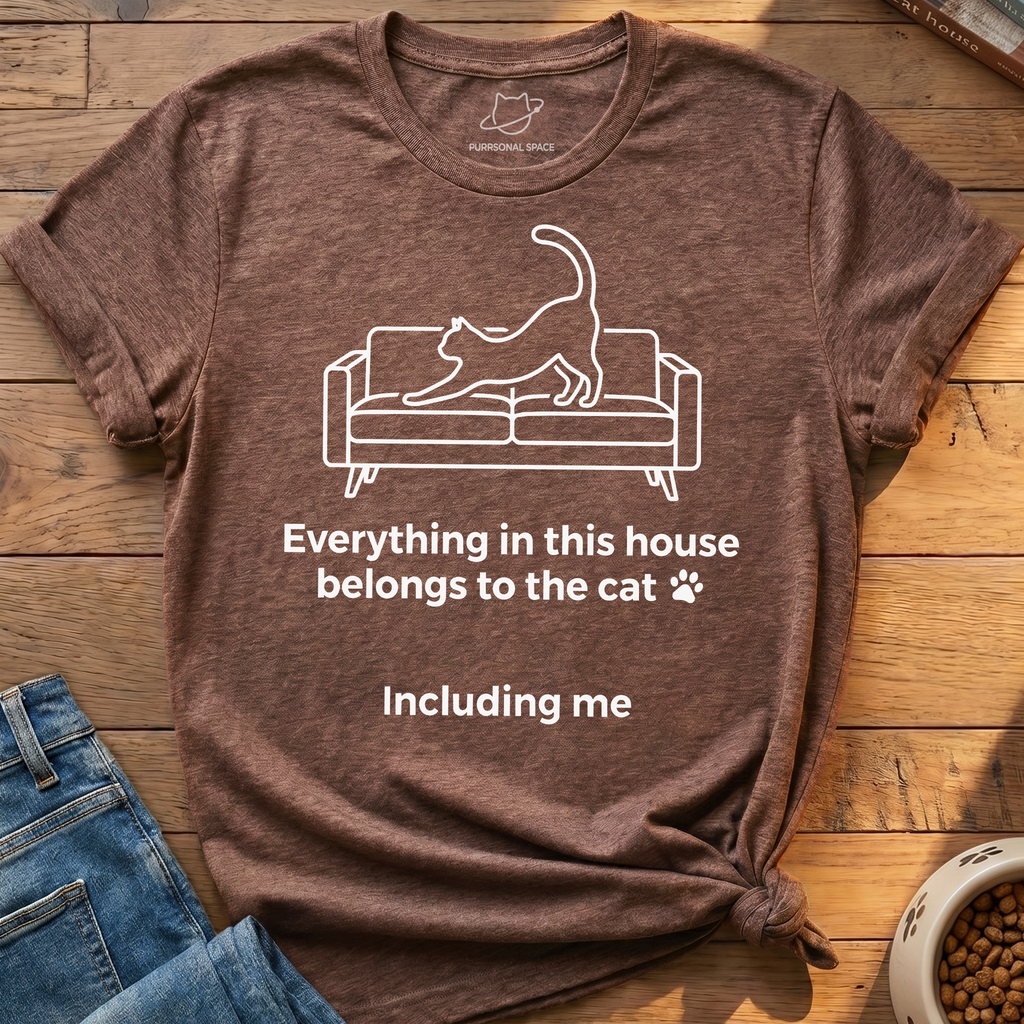 House Belongs To Cat T-Shirt