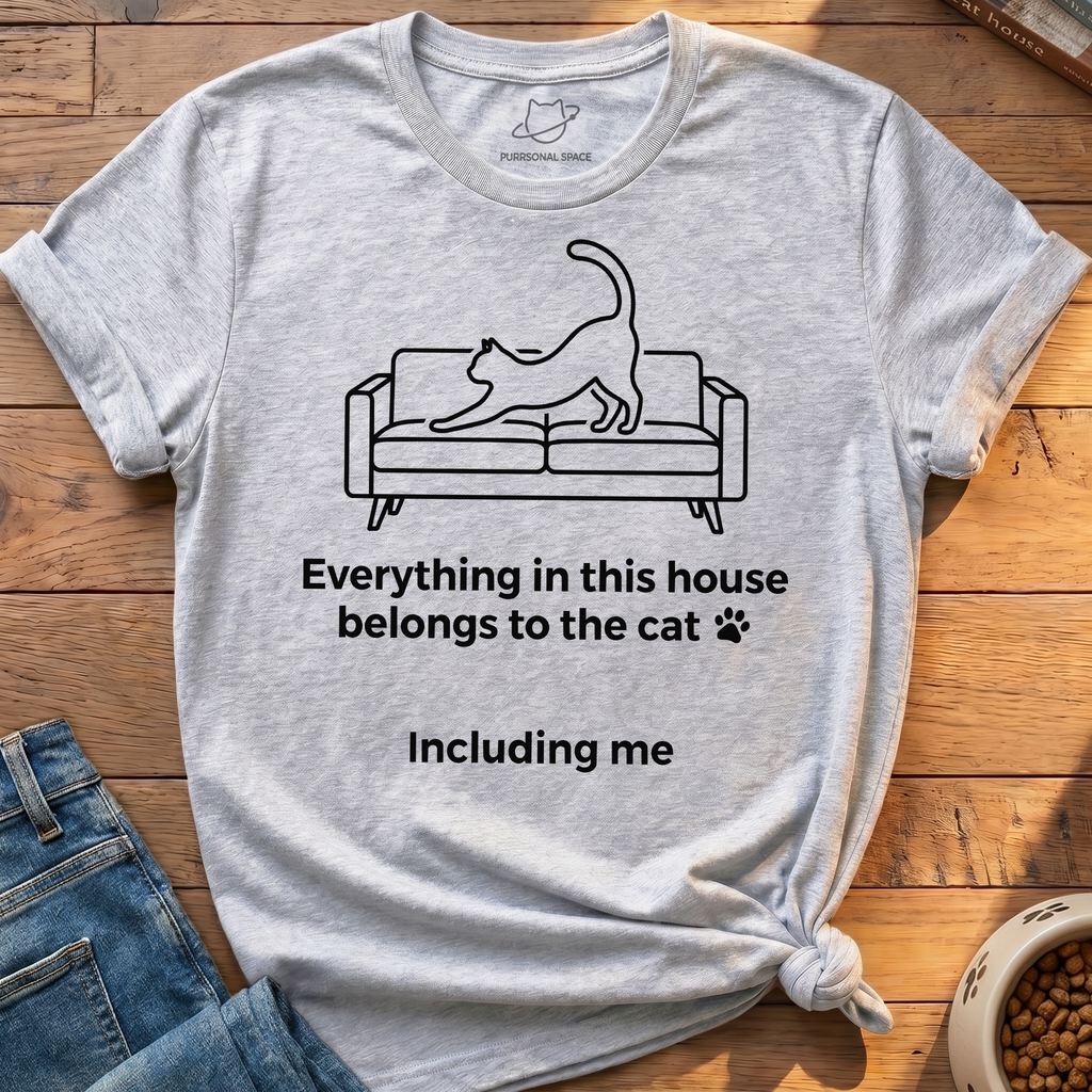 House Belongs To Cat T-Shirt