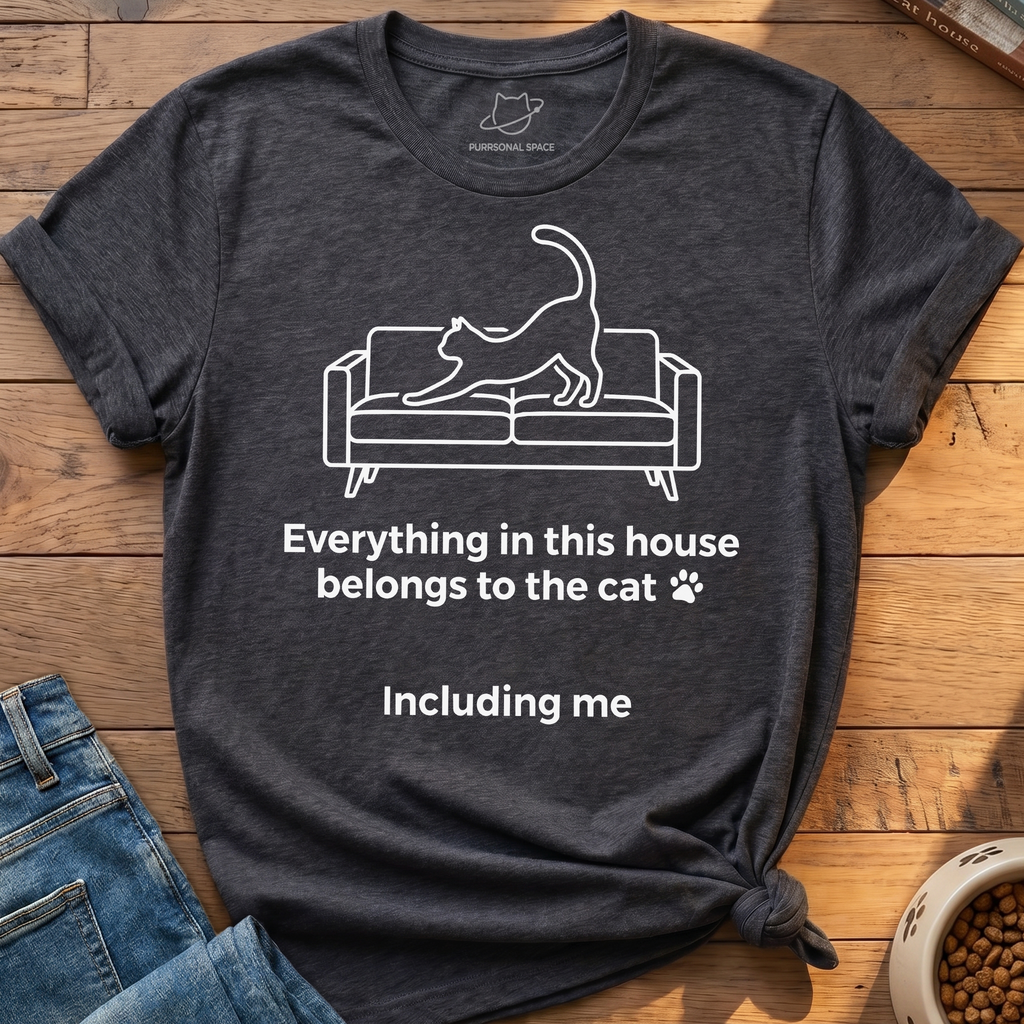 House Belongs To Cat T-Shirt