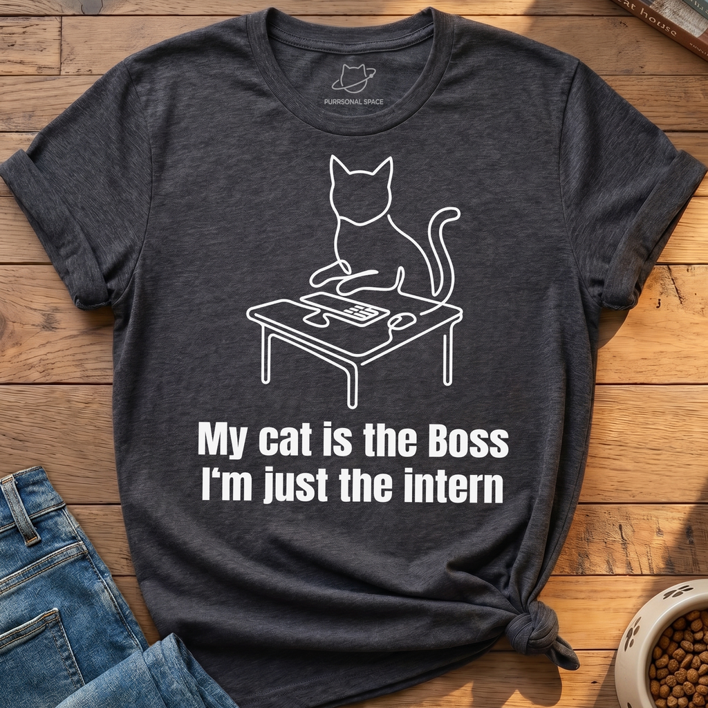 My Cat Is The Boss T-Shirt