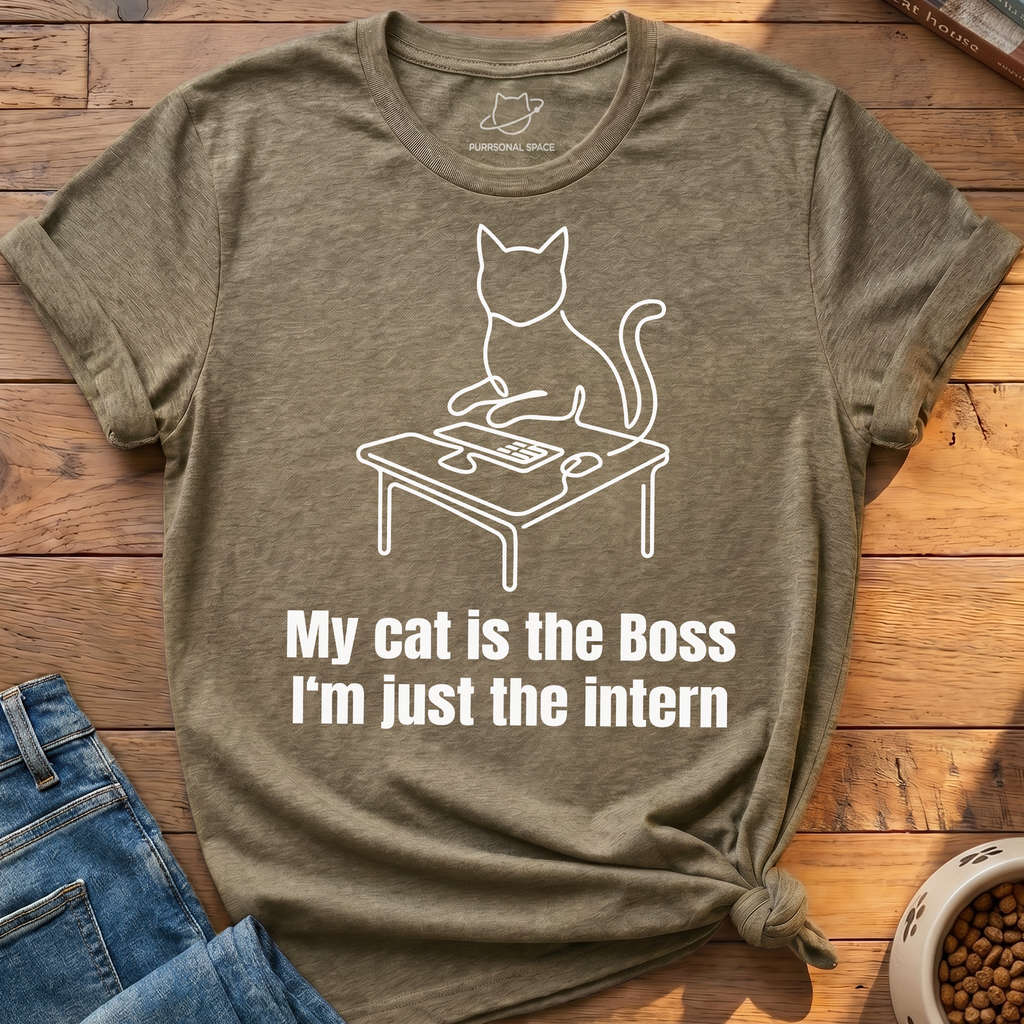 My Cat Is The Boss T-Shirt
