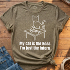 My Cat Is The Boss T-Shirt