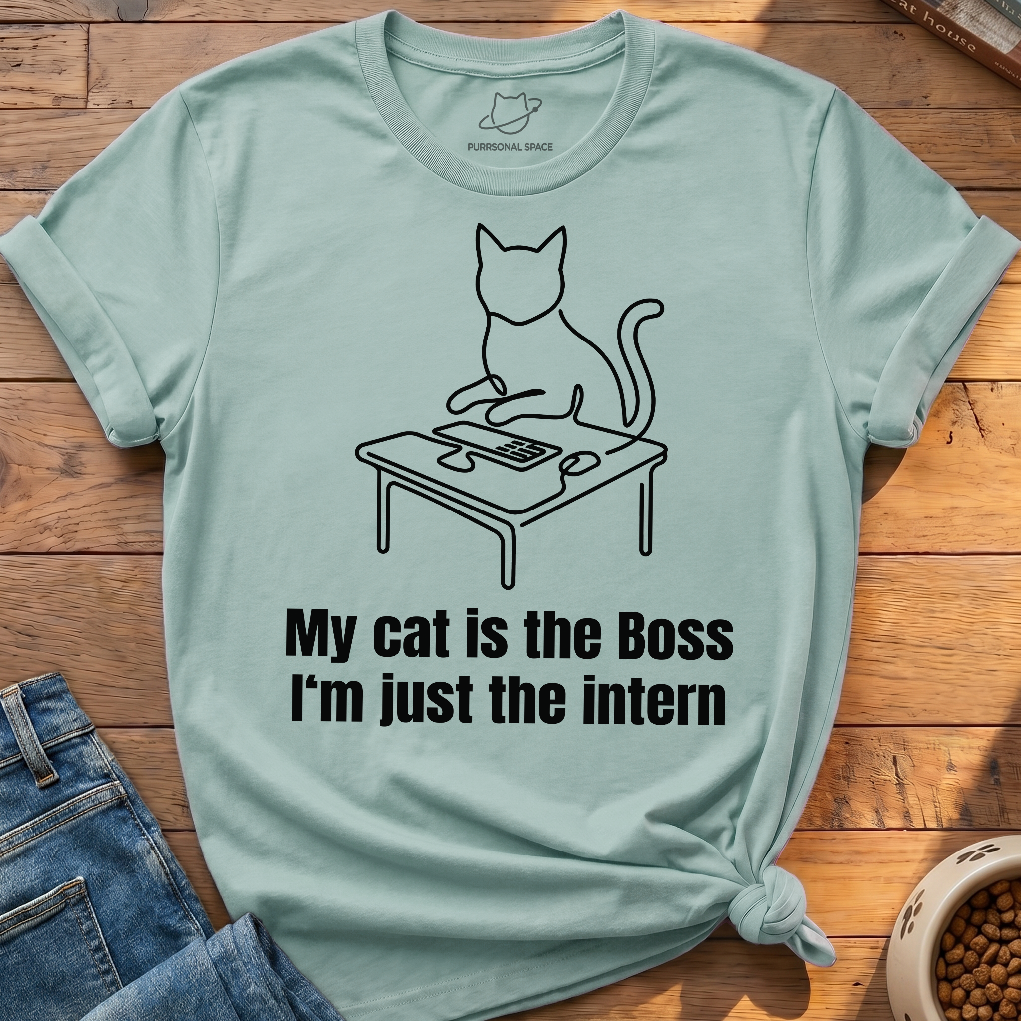 My Cat Is The Boss T-Shirt