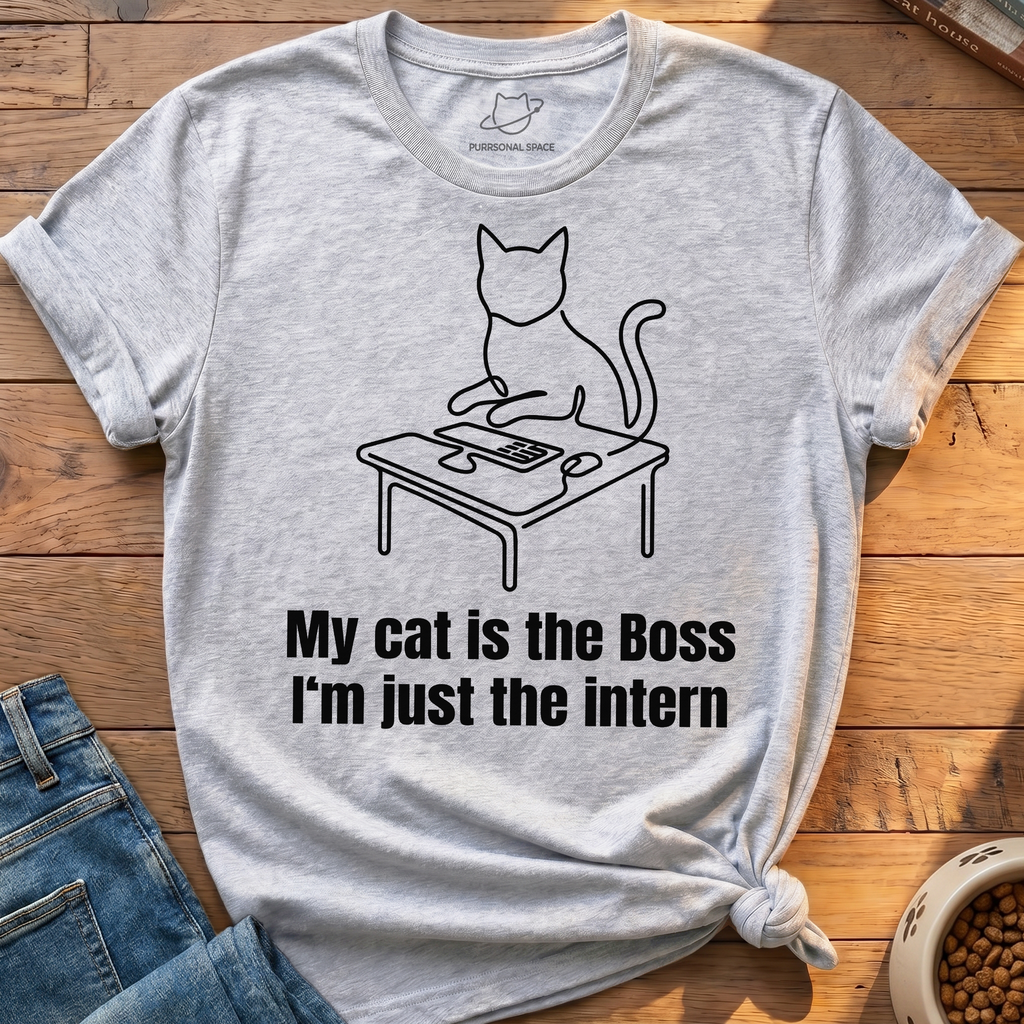 My Cat Is The Boss T-Shirt
