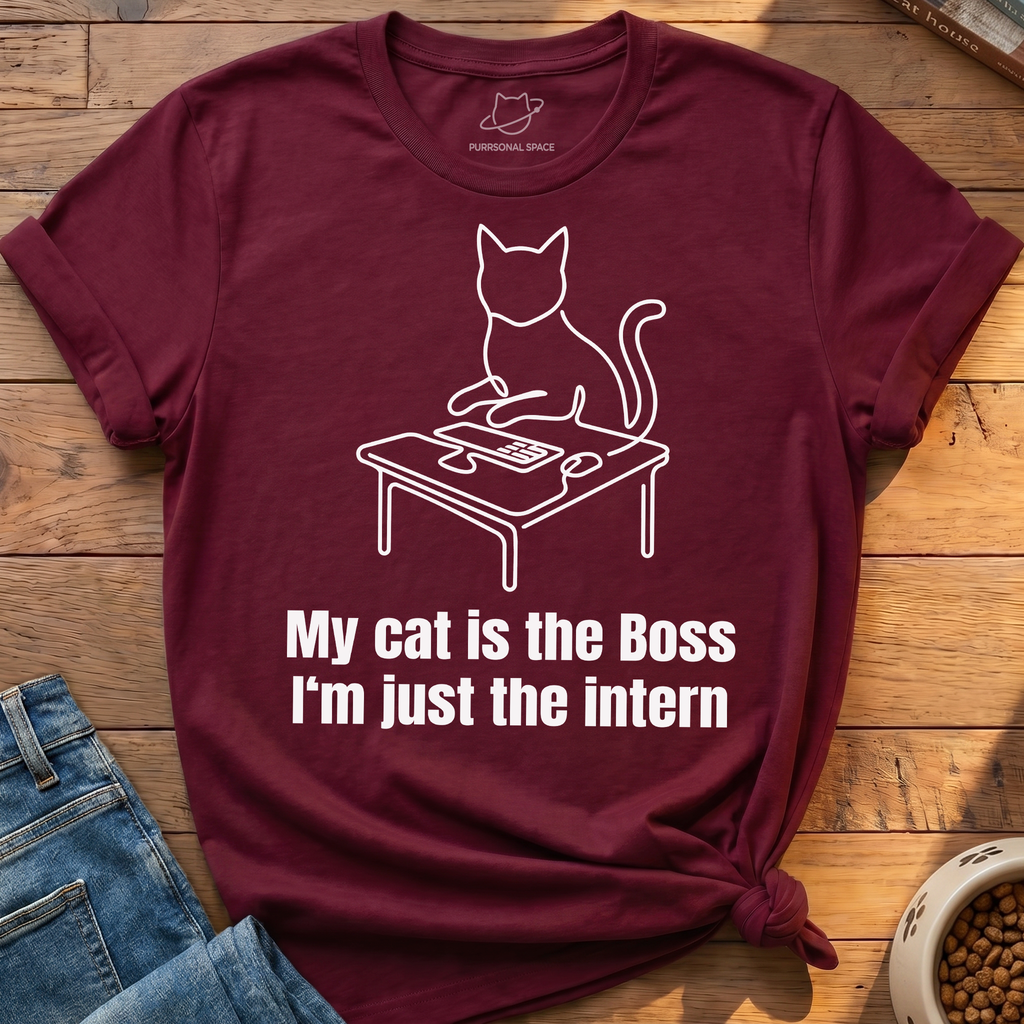 My Cat Is The Boss T-Shirt