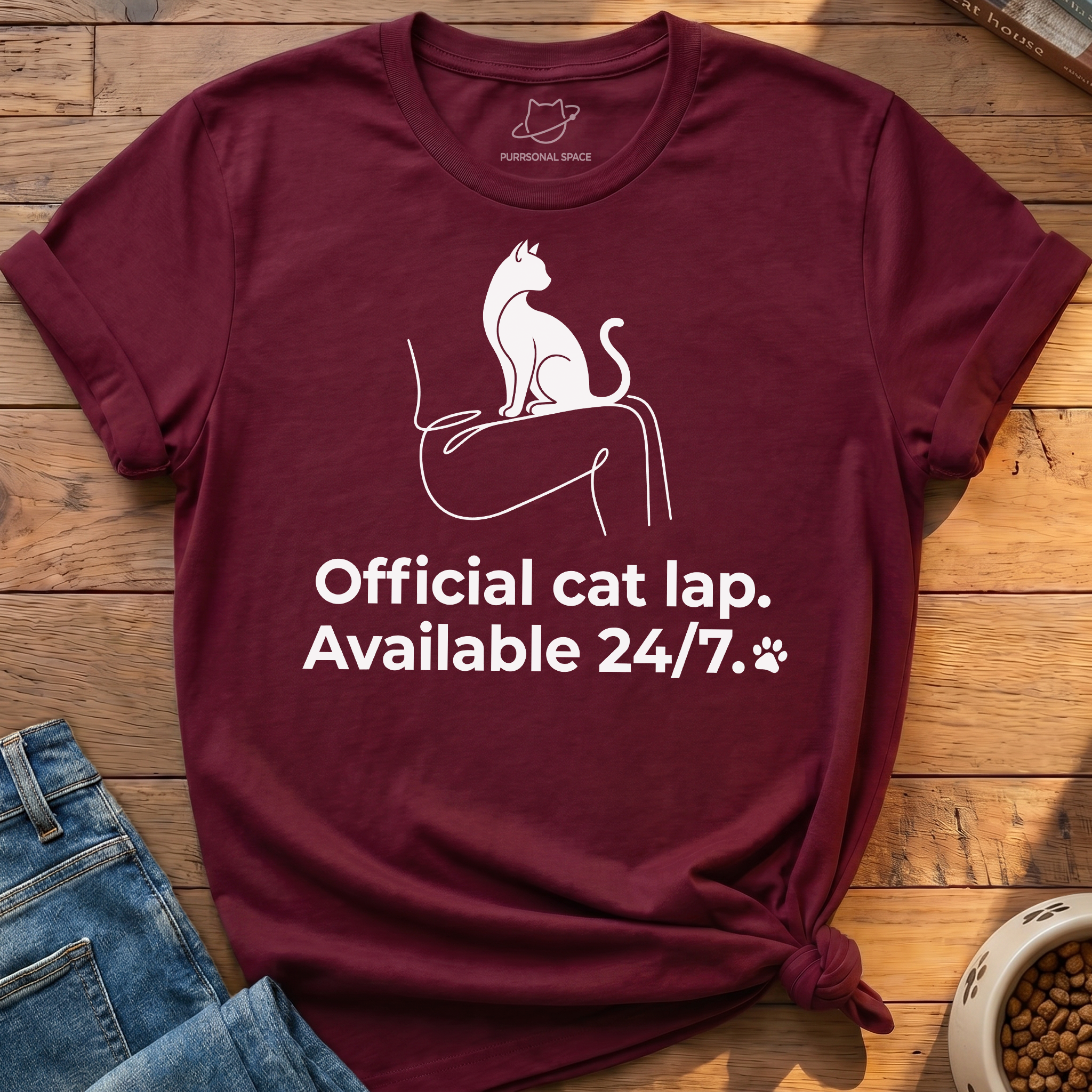 Official Cat Lap T-Shirt