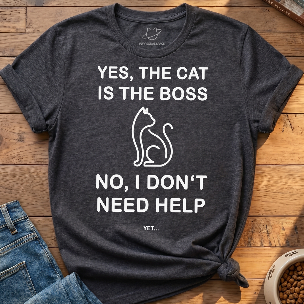 Cat Is The Boss T-Shirt