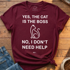 Cat Is The Boss T-Shirt