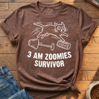 3 Am Zoomies Survivor T-Shirt