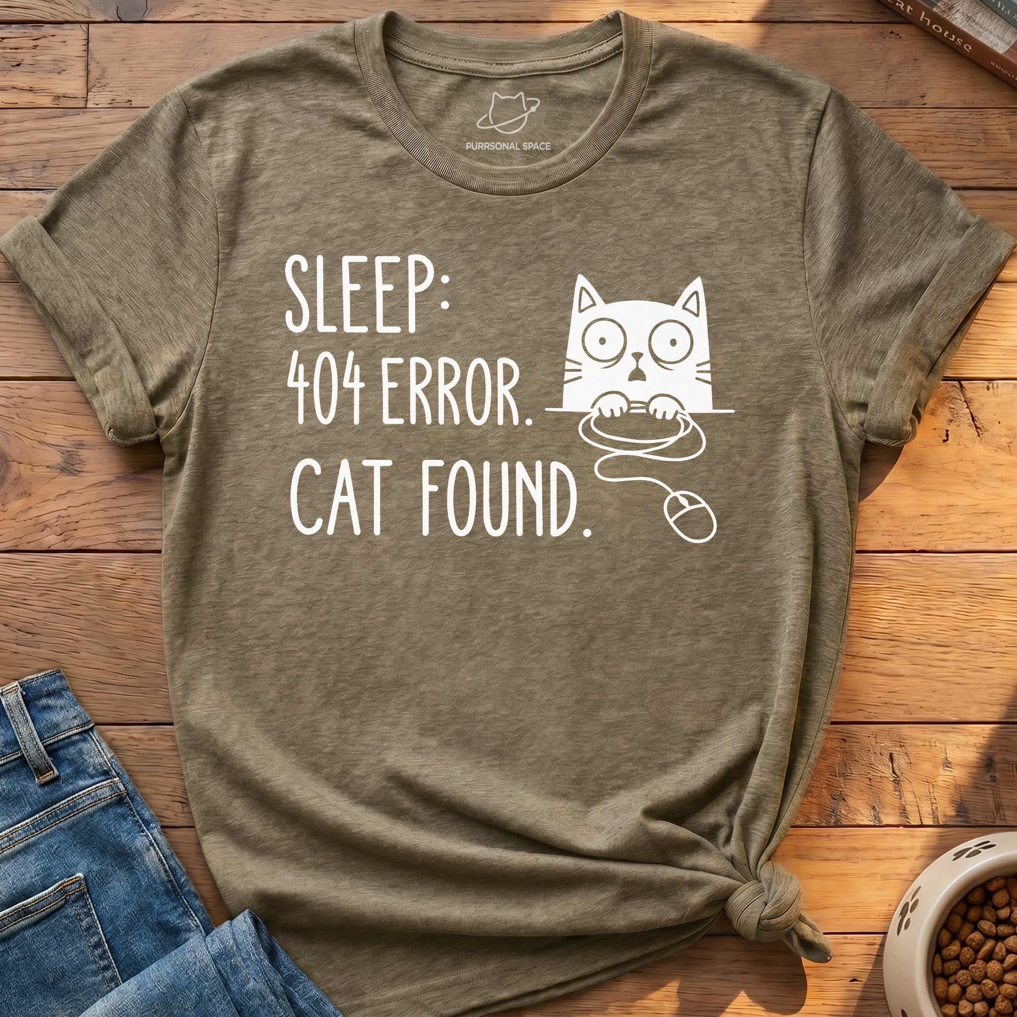 Sleep 404 Error T-Shirt