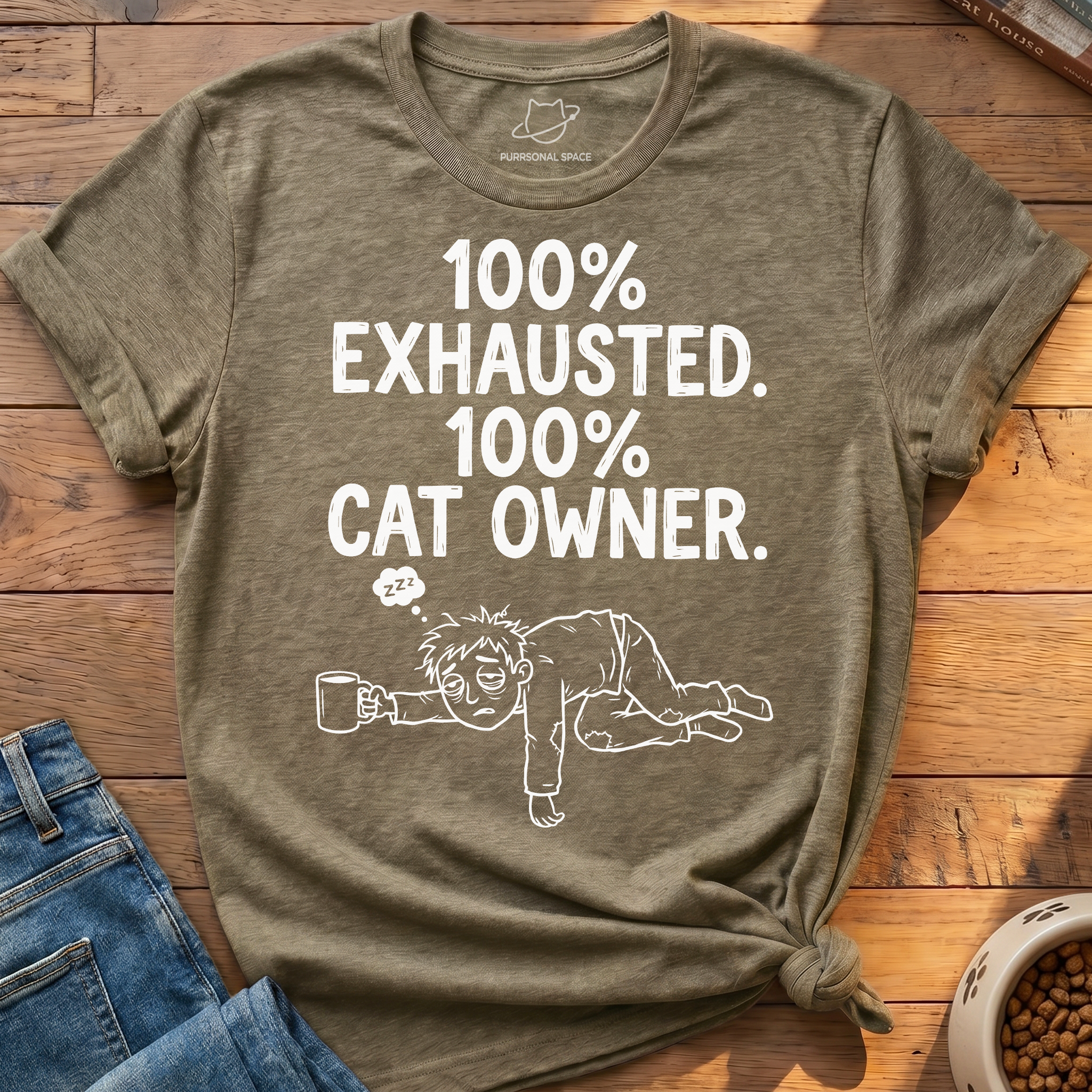 100% Exhausted T-Shirt