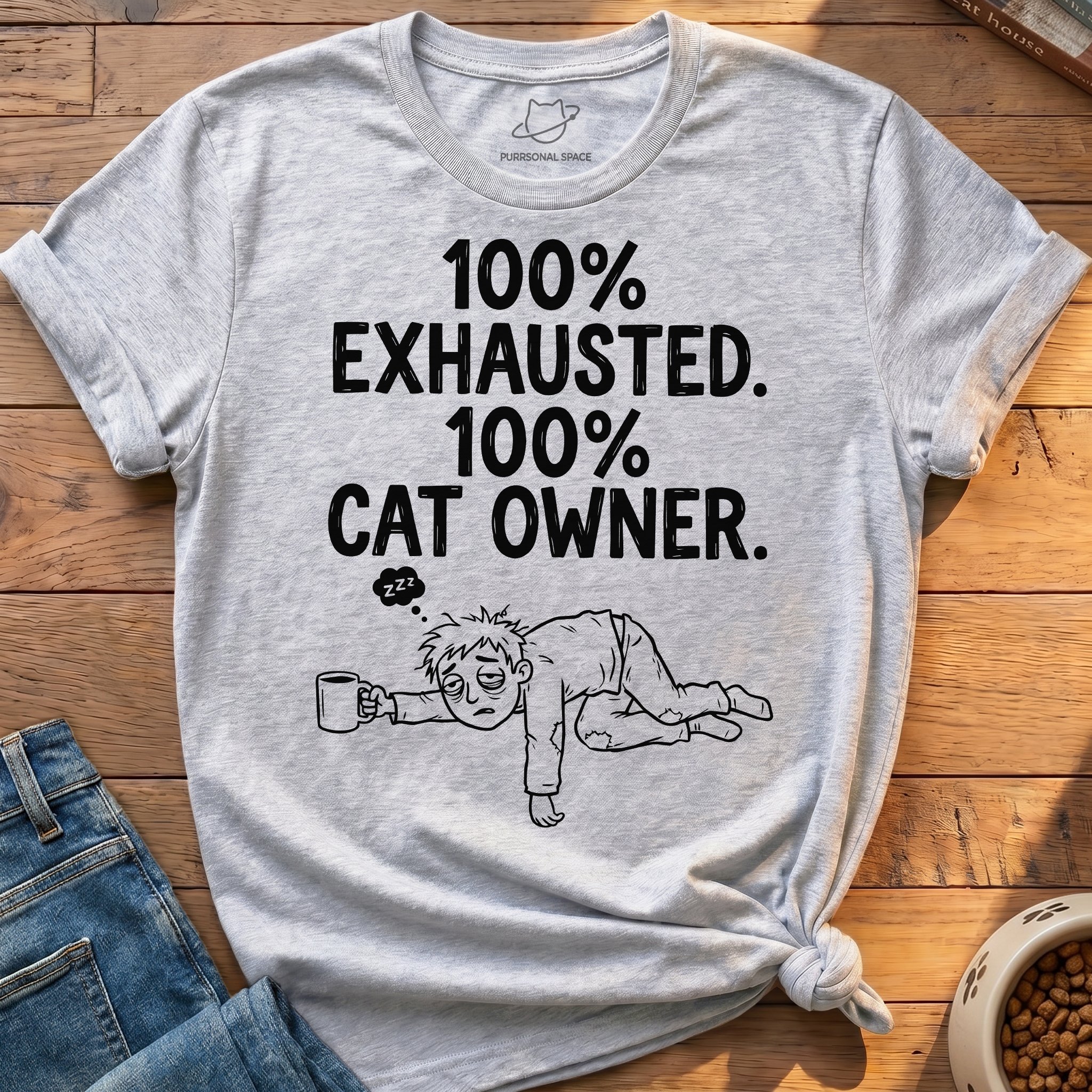 100% Exhausted T-Shirt