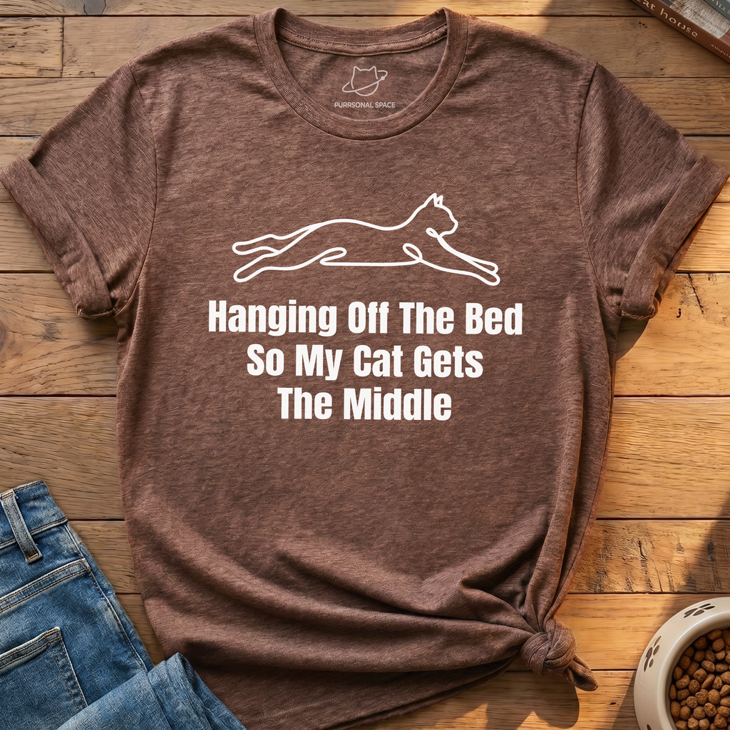 Hanging Off The Bed T-Shirt