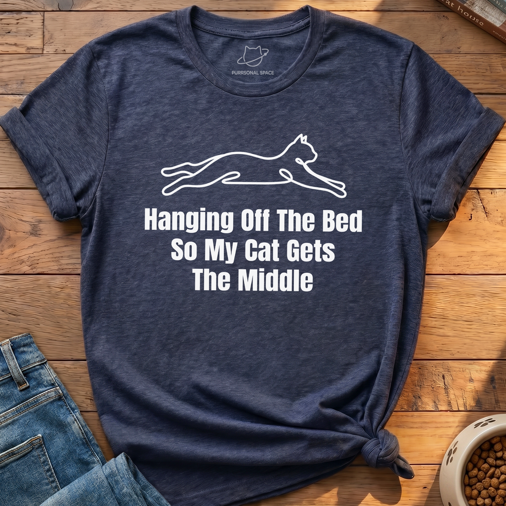 Hanging Off The Bed T-Shirt