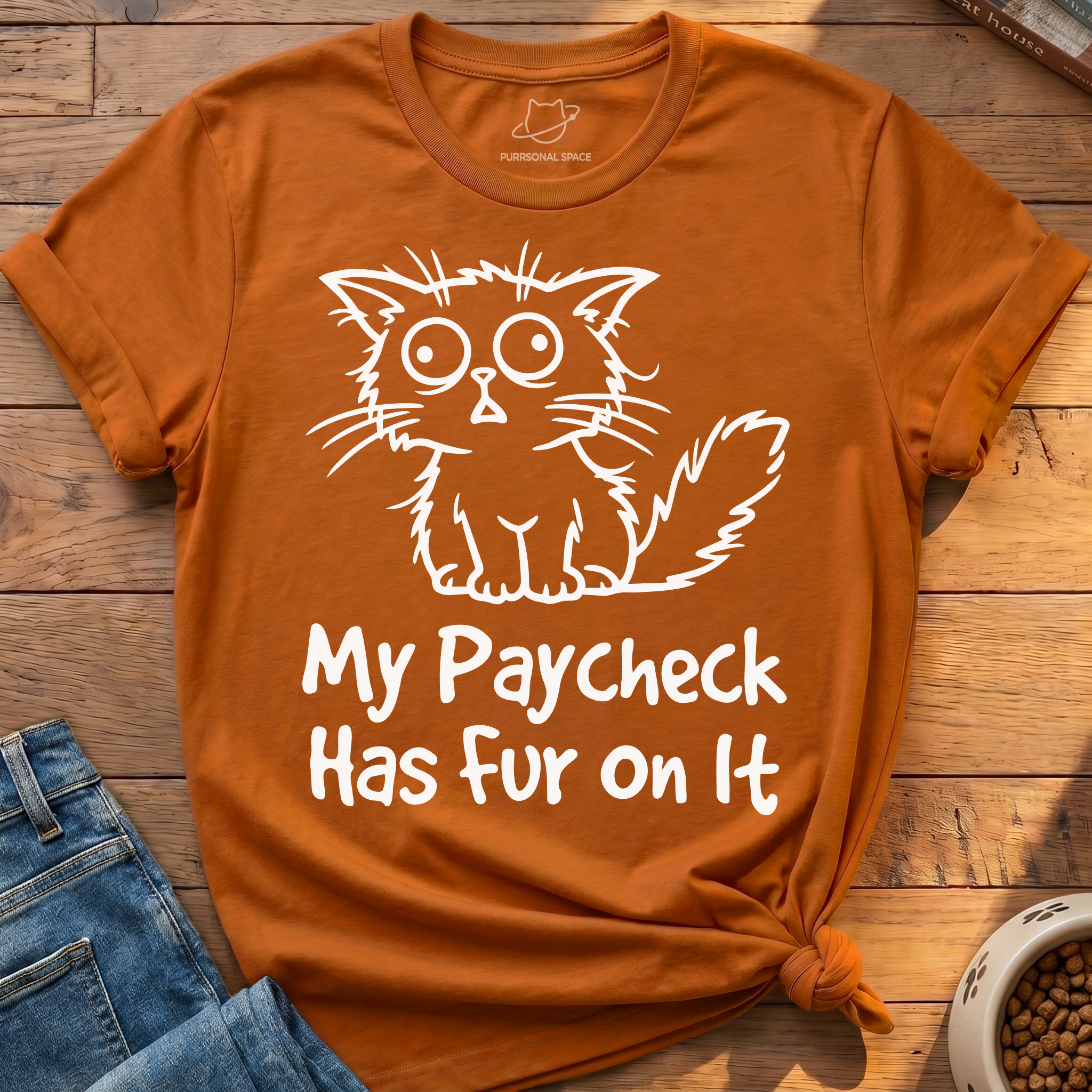 My Paycheck Has Fur T-Shirt