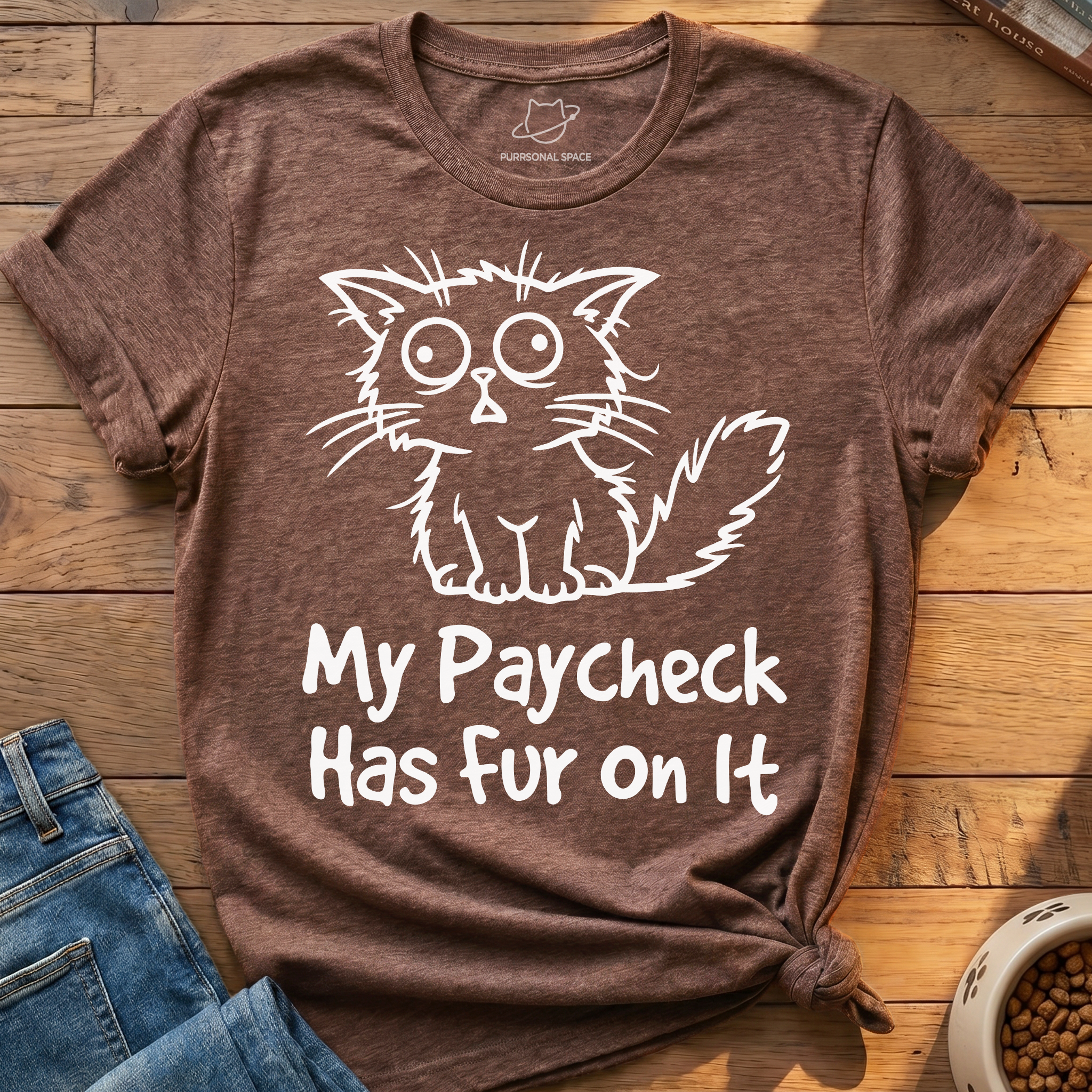 My Paycheck Has Fur T-Shirt