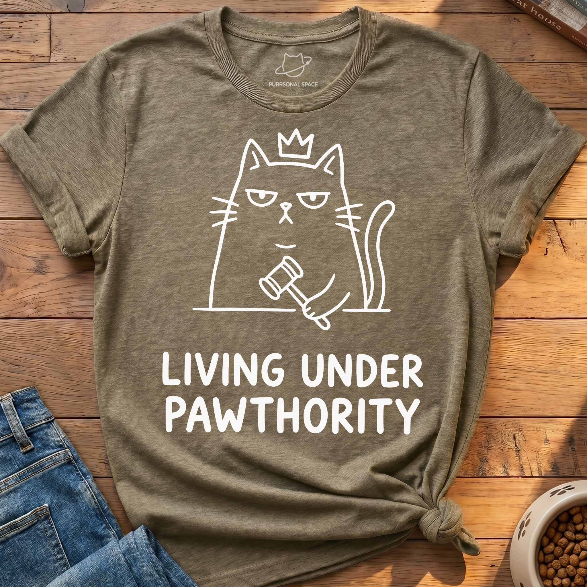 Under Pawthority T-Shirt