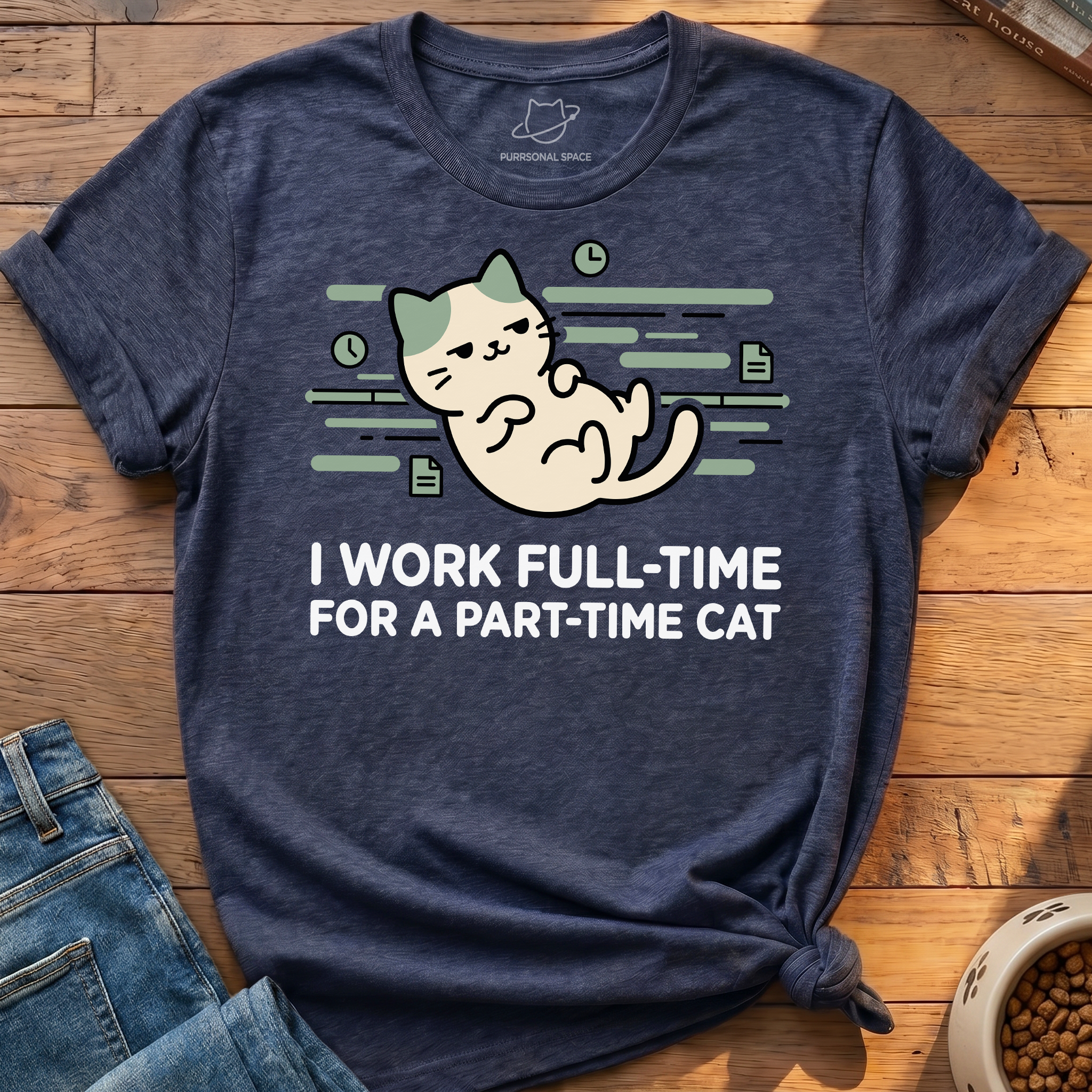 Part-time Cat T-Shirt