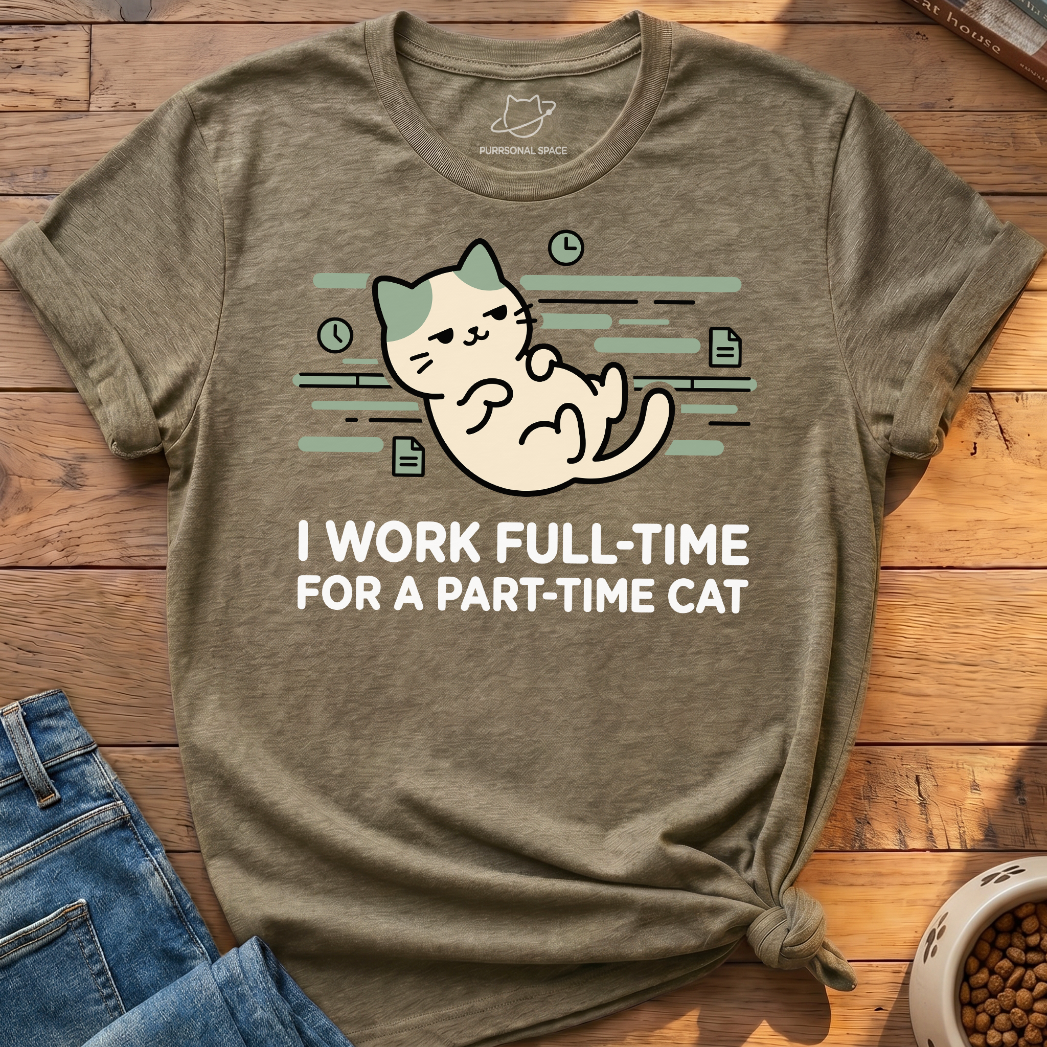 Part-time Cat T-Shirt