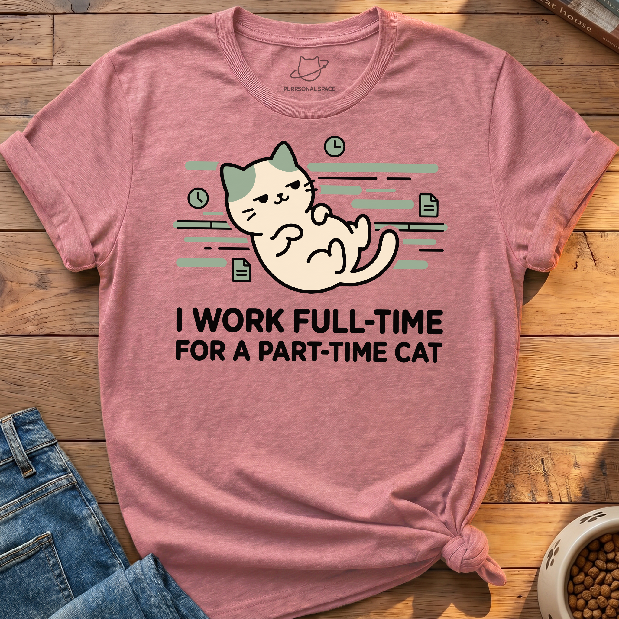 Part-time Cat T-Shirt