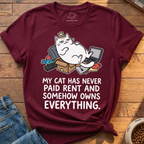 Cat Owns Everything T-Shirt