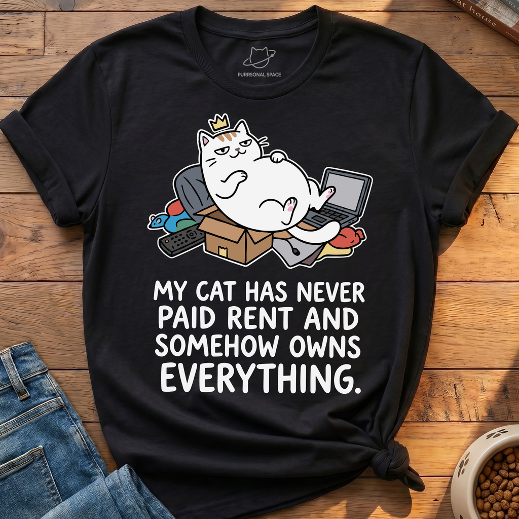 Cat Owns Everything T-Shirt