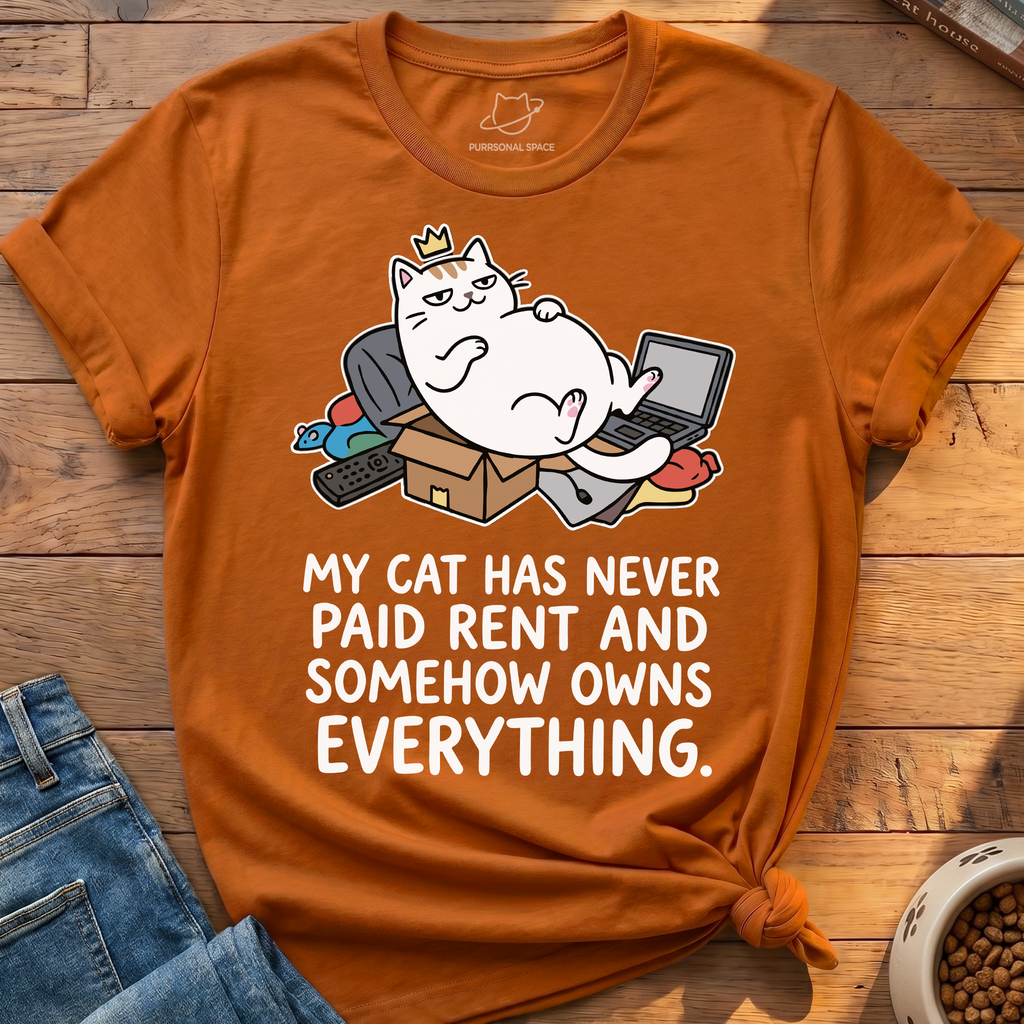 Cat Owns Everything T-Shirt