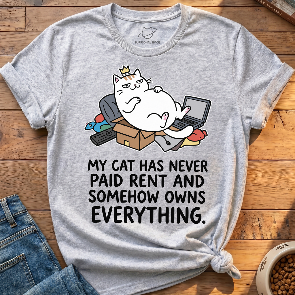 Cat Owns Everything T-Shirt