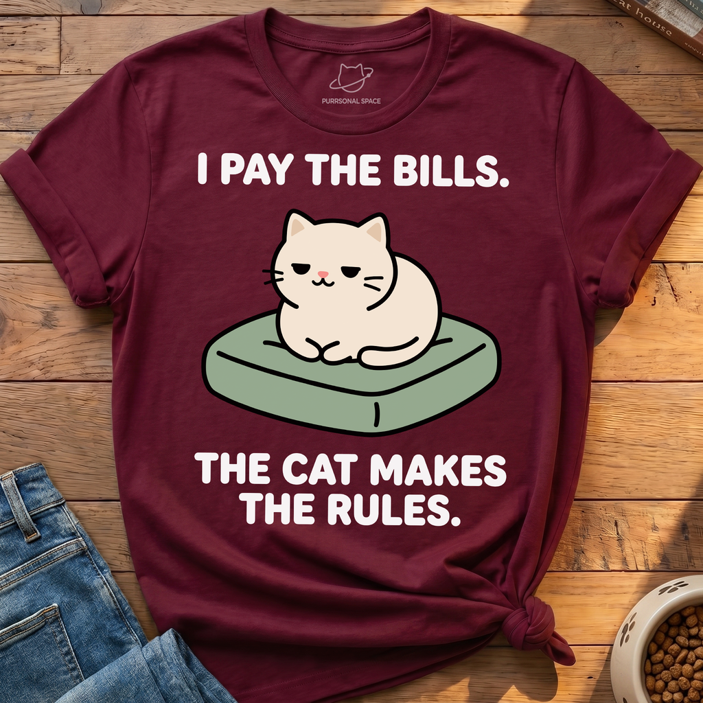 Cat Makes Rules T-Shirt